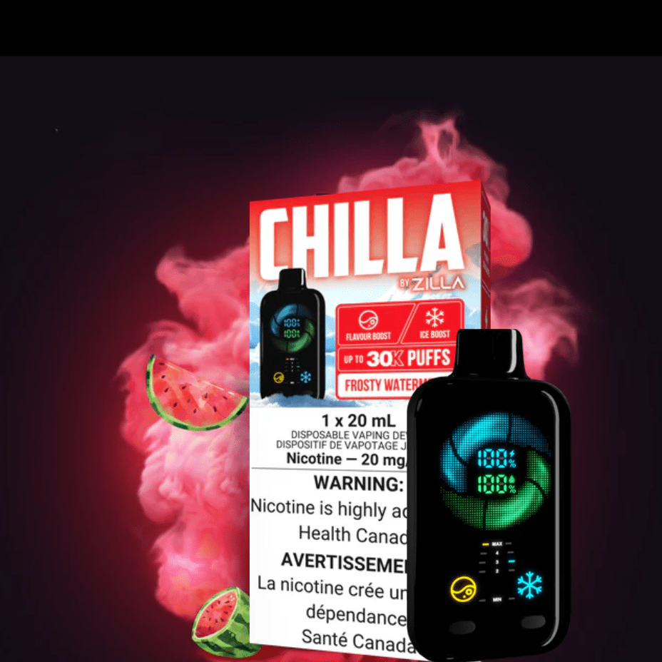 Chilla by Zilla 30k Disposable Vape-Frosty Watermelon in Canada