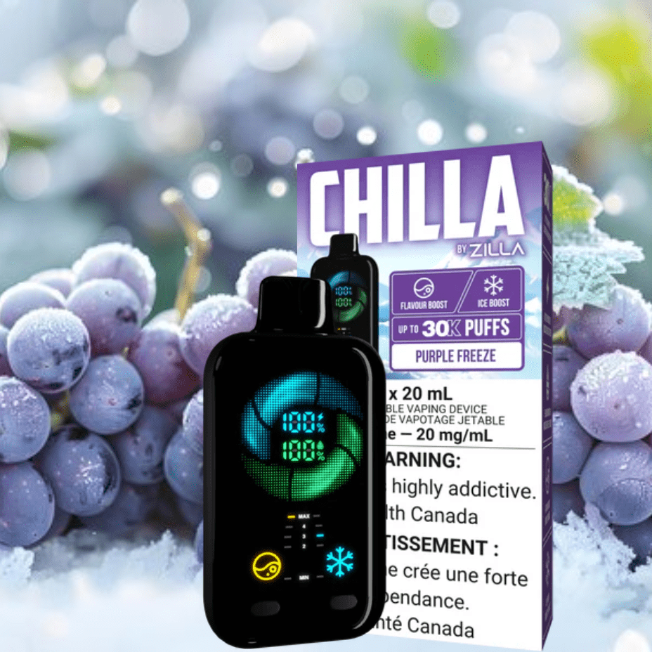 Chilla by Zilla 30k Disposable Vape-Purple Freeze in Canada