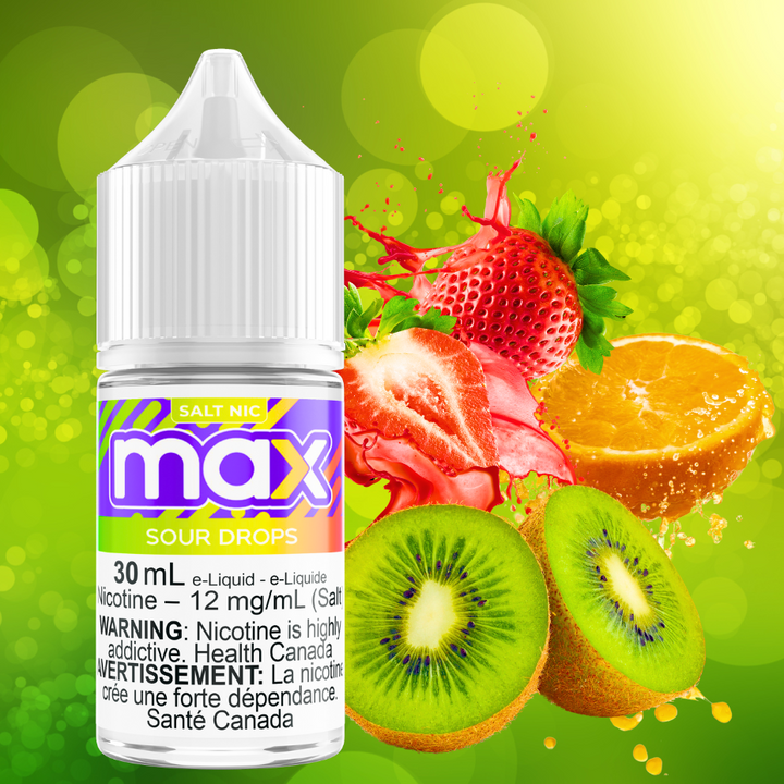 Max E-Liquid Salt Nic E-Liquid Max E-Liquid - Sour Drops Salt Max E-Liquid Sour Drops Salt - Yorkton Vape SuperStore