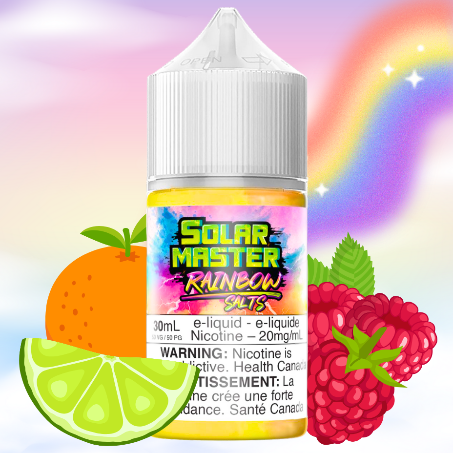 Solar Master Salt E-Liquid Salt Nic E-Liquid 20mg Rainbow Salt by Solar Master E-Liquid Rainbow Salts by Solar Master E-Liquid-Yorkton Vape SuperStore