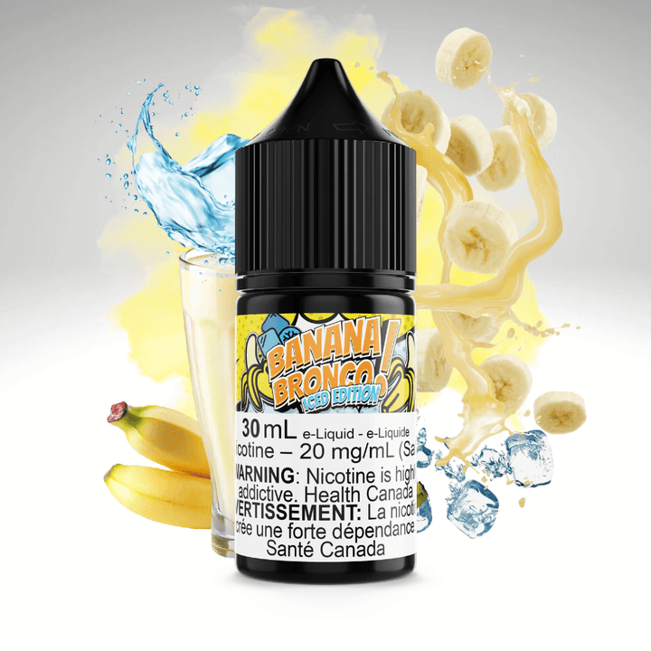 Banana Bronco Iced Salt by Maverick E-Liquid Yorkton Vape SuperStore and Bong Shop Saskatchewan Canada