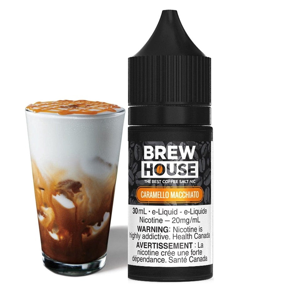 Brew House E-Liquid Salt Nic E-Liquid 30ml / 10mg Caramello Macchiato Salt by Brew House E-Liquid Caramello Macchiato Salt Brew House E-Liquid-Yorkton Vape Superstore SK, Canada