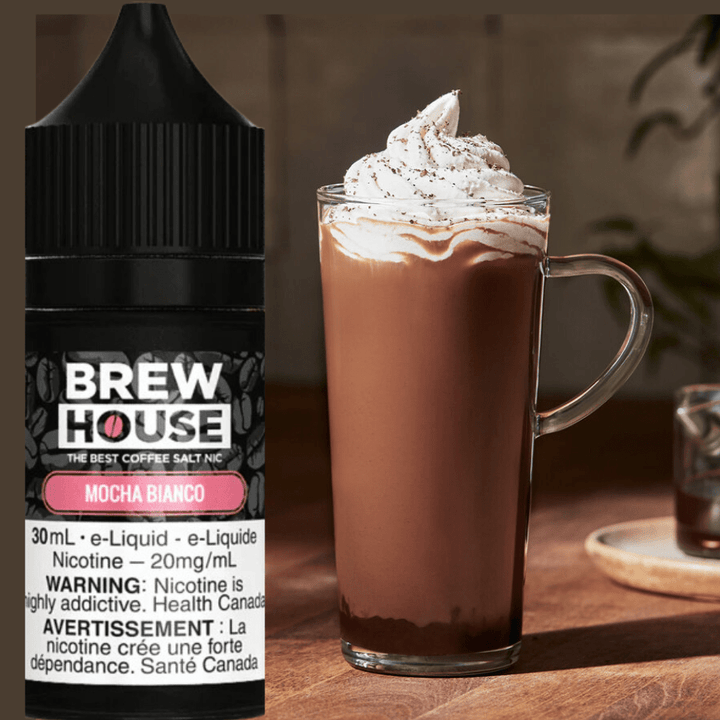 Brew House E-Liquid Salt Nic E-Liquid Mocha Bianco Salt by Brew House E-Liquid Mocha Bianco Salt by Brew House E-Liquid-Yorkton Vape Superstore SK