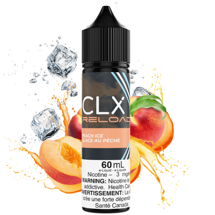 CLX Reload E-Liquid Freebase E-Liquid 3mg Peach Ice by CLX Reload E-liquid Peach Ice by CLX Reload E-liquid-Yorkton Vape SuperStore Saskatchewan