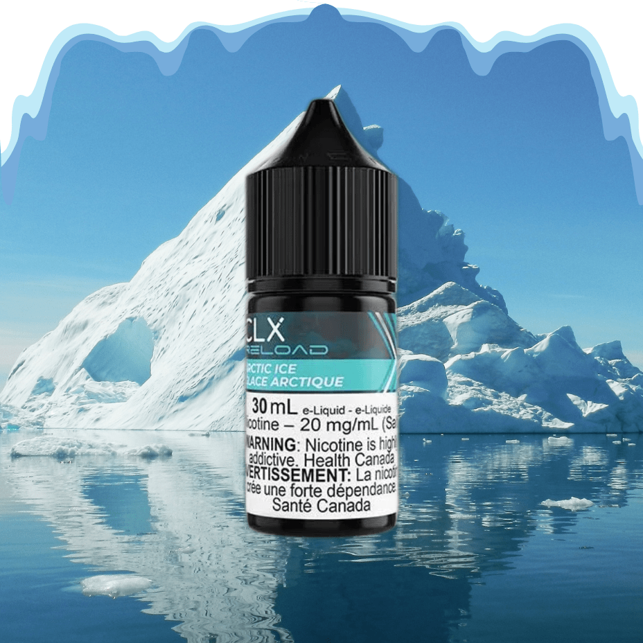 CLX Reload Salt E-Liquid Salt Nic E-Liquid 30mL / 10mg Arctic Ice Salt by CLX Reload E-Liquid Arctic Ice Salt by CLX Reload E-Liquid-Yorkton Vape SuperStore & Bong Shop SK, Canada