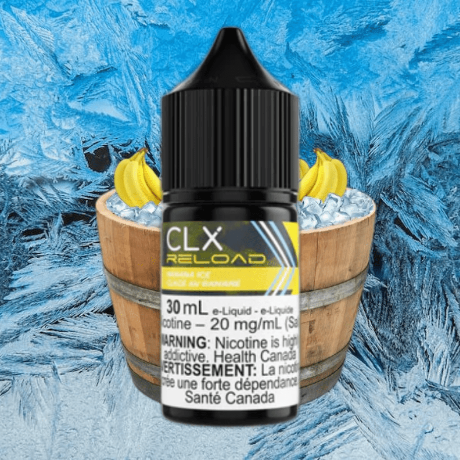 CLX Reload Salt E-Liquid Salt Nic E-Liquid 30mL / 10mg Banana Ice Salt by CLX Reload E-Liquid Banana Ice Salt by CLX Reload E-Liquid-Yorkton Vape SuperStore Sask