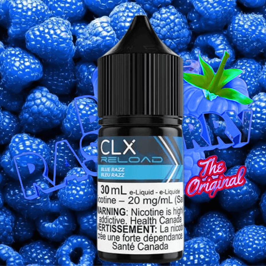 CLX Reload Salt E-Liquid Salt Nic E-Liquid 30mL / 10mg Blue Razz Salt by CLX Reload E-Liquid Blue Razz Salt by CLX Reload E-Liquid-Yorkton Vape SuperStore Canada