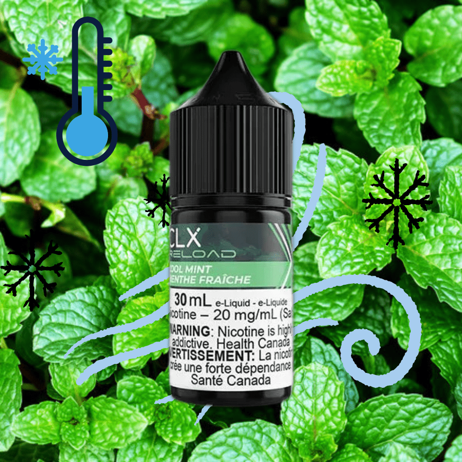 CLX Reload Salt E-Liquid Salt Nic E-Liquid 30mL / 10mg Cool Mint Salt by CLX Reload E-Liquid Cool Mint Salt by CLX Reload E-Liquid-Yorkton Vape SuperStore & Bong