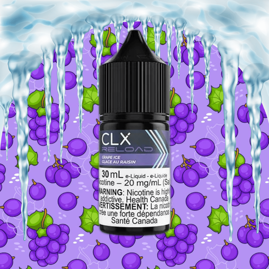 CLX Reload Salt E-Liquid Salt Nic E-Liquid 30mL / 10mg Grape Ice Salt by CLX Reload E-Liquid Grape Ice Salt by CLX Reload E-Liquid-Yorkton Vape SuperStore & Bong