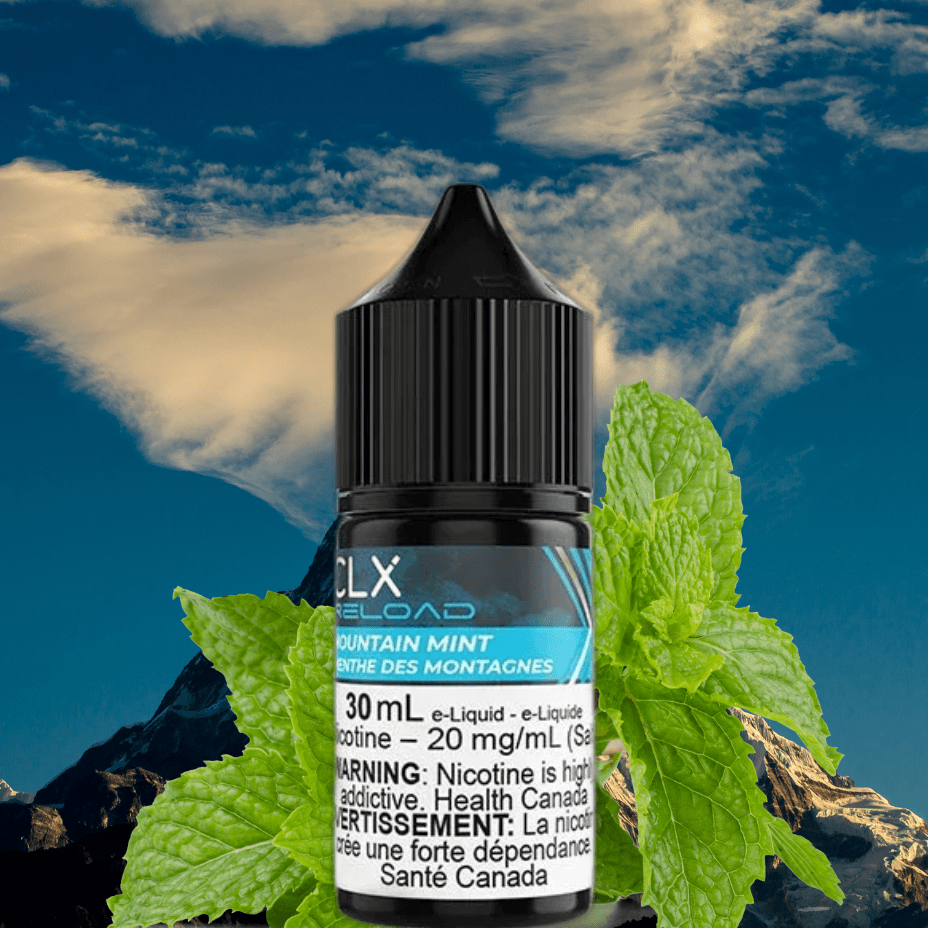 CLX Reload Salt E-Liquid Salt Nic E-Liquid 30mL / 10mg Mountain Mint Salt by CLX Reload E-Liquid Mountain Mint Salt by CLX Reload E-Liquid-Yorkton Vape SuperStore, SK