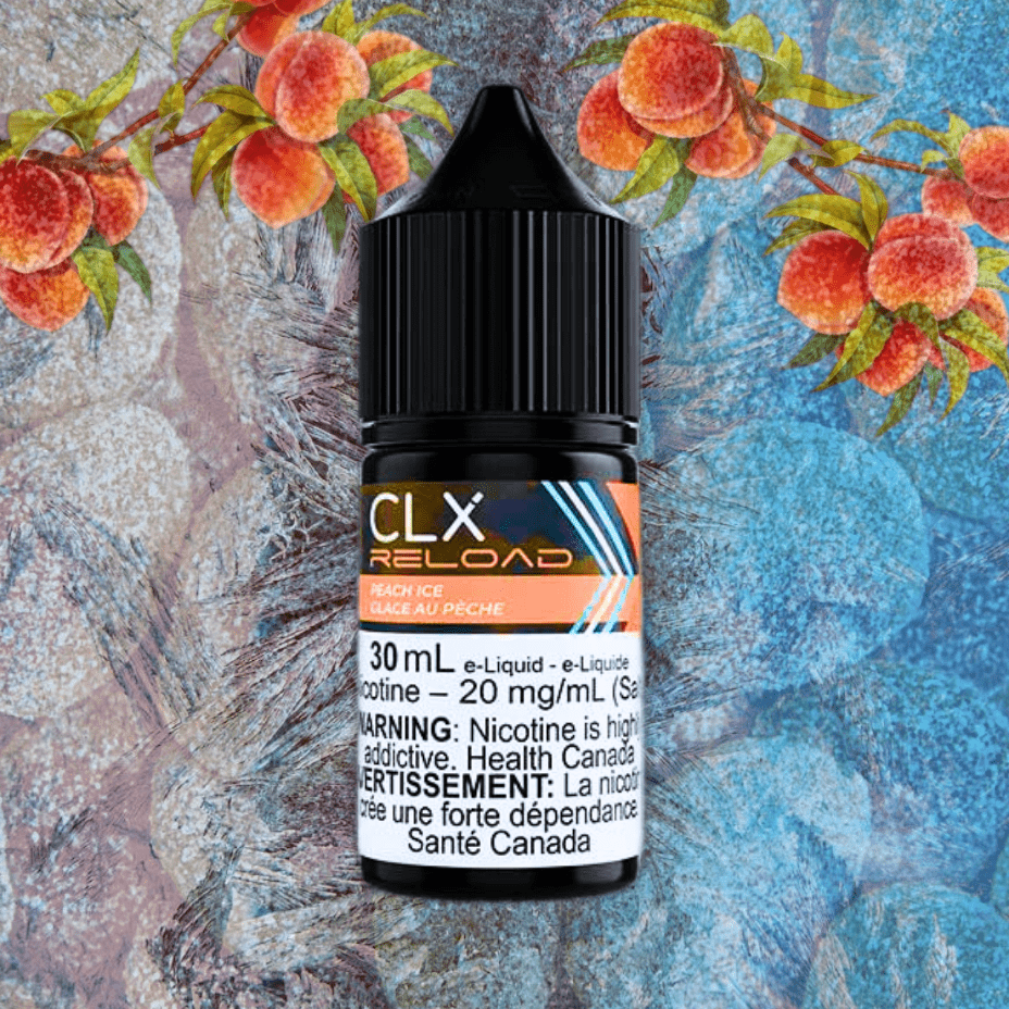 CLX Reload Salt E-Liquid Salt Nic E-Liquid 30mL / 10mg Peach Ice Salt by CLX Reload E-Liquid Peach Ice Salt by CLX Reload E-Liquid-Yorkton Vape SuperStore & Bong