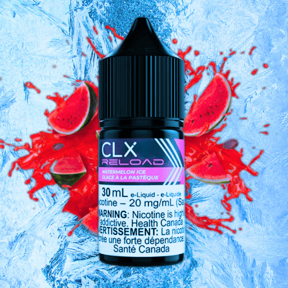 CLX Reload Salt E-Liquid Salt Nic E-Liquid 30mL / 10mg Watermelon Ice Salt by CLX Reload E-Liquid Watermelon Ice Salt by CLX Reload E-Liquid-Yorkton Vape SuperStore, SK