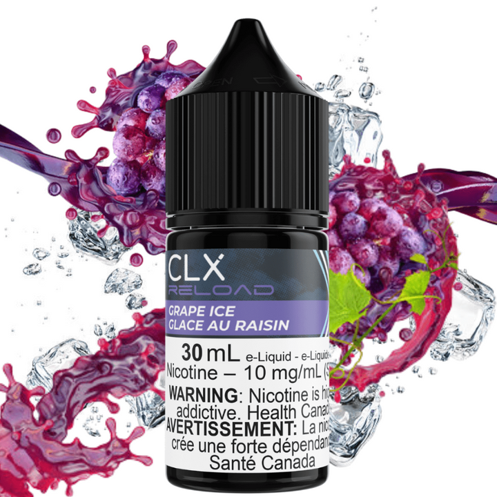 CLX Reload Salt E-Liquid Salt Nic E-Liquid Grape Ice Salt by CLX Reload E-Liquid Grape Ice Salt by CLX Reload E-Liquid-Yorkton Vape SuperStore & Bong