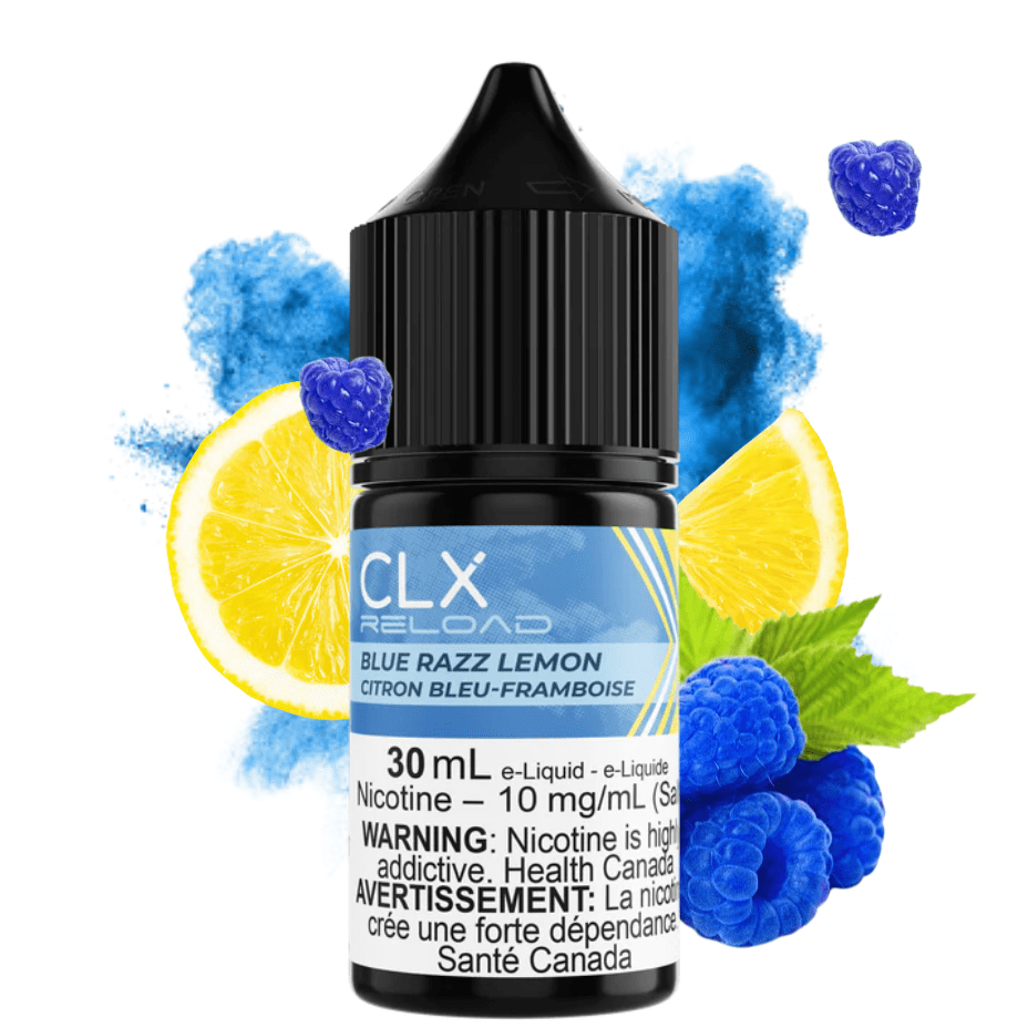 CLX Reload Salt Nic E-Liquid 30ml / 10mg CLX Reload Salt-Blue Razz Lemon CLX Reload Salt-Blue Razz Lemon - Canada online vape shop