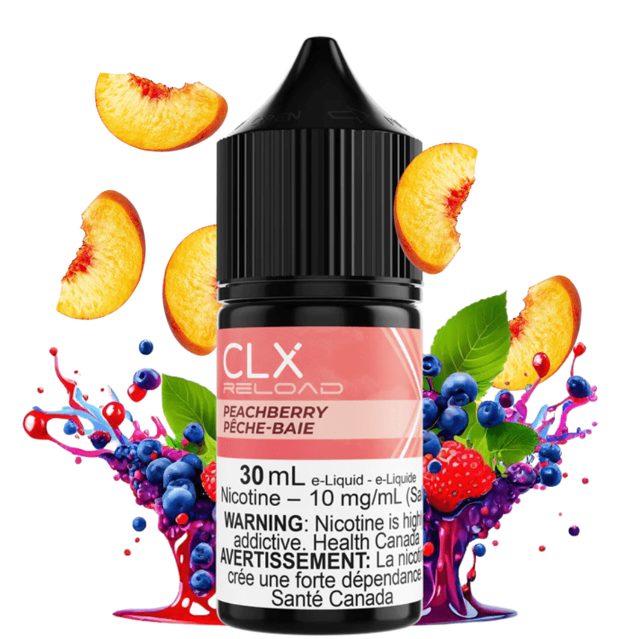 CLX Reload Salt Nic E-Liquid 30ml / 10mg Peach Berry Salt by CLX Reload E-Liquid Peach Berry Salt by CLX Reload E-Liquid - Yorkton Saskatchewan