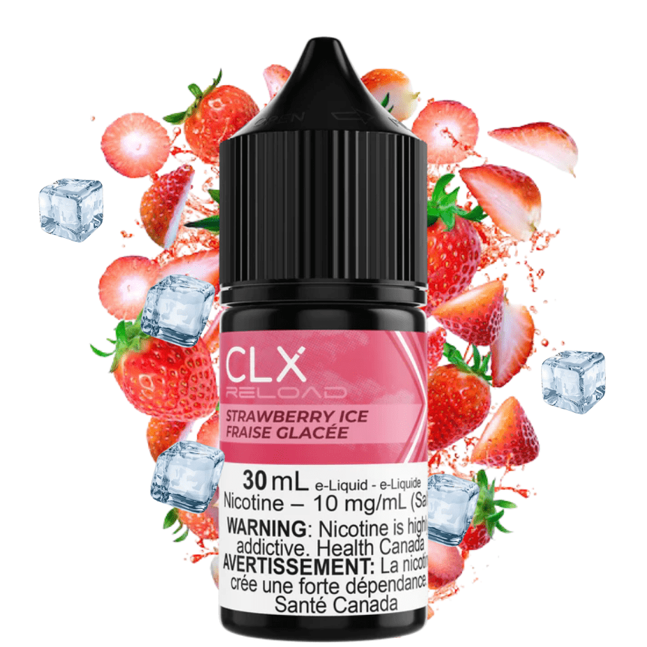 CLX Reload Salt Nic E-Liquid 30ml / 10mg Strawberry Ice Salt by CLX Reload E-Liquid Strawberry Ice Salt by CLX Reload E-Liquid - Yorkton Vape