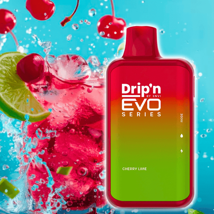 Drip'n Envi Disposables 28000 Puffs / 20mg Drip'n Envi EVO 28k Disposable Vape-Cherry Lime Drip'n Envi EVO 28k Disposable Vape-Cherry Lime in Yorkton, SK