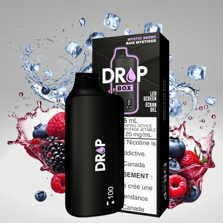 Drop Box Disposable Vape 15ml / 8500Puffs Drop Box 8500 Disposable Vape-Mystic Berry Drop Box 8500 Disposable Vape-Mystic Berry