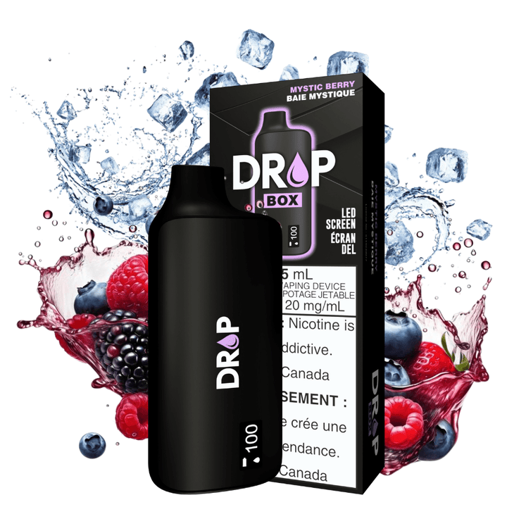 Drop Box Disposable Vape 15ml / 8500Puffs Drop Box 8500 Disposable Vape-Mystic Berry Drop Box 8500 Disposable Vape-Mystic Berry