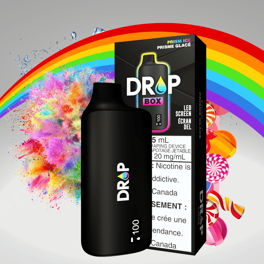 Drop Box Disposable Vape 15ml / 8500Puffs Drop Box 8500 Disposable Vape-Prism Ice Drop Box 8500 Disposable Vape-Prism Ice