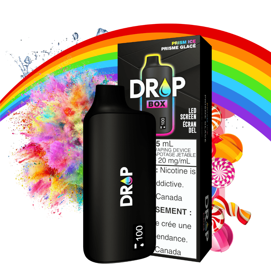 Drop Box Disposable Vape 15ml / 8500Puffs Drop Box 8500 Disposable Vape-Prism Ice Drop Box 8500 Disposable Vape-Prism Ice