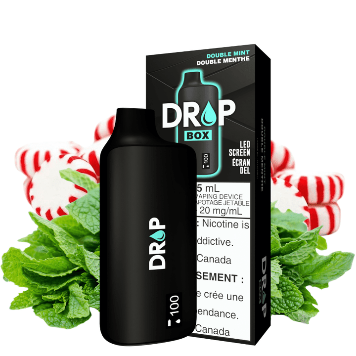 Drop Box Disposables 15ml / 8500Puffs Drop Box 8500 Disposable Vape-Double Mint Drop Box 8500 Disposable Vape-Double Mint-Yorkton Vape SuperStore