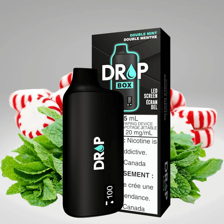 Drop Box Disposables 15ml / 8500Puffs Drop Box 8500 Disposable Vape-Double Mint Drop Box 8500 Disposable Vape-Double Mint-Yorkton Vape SuperStore