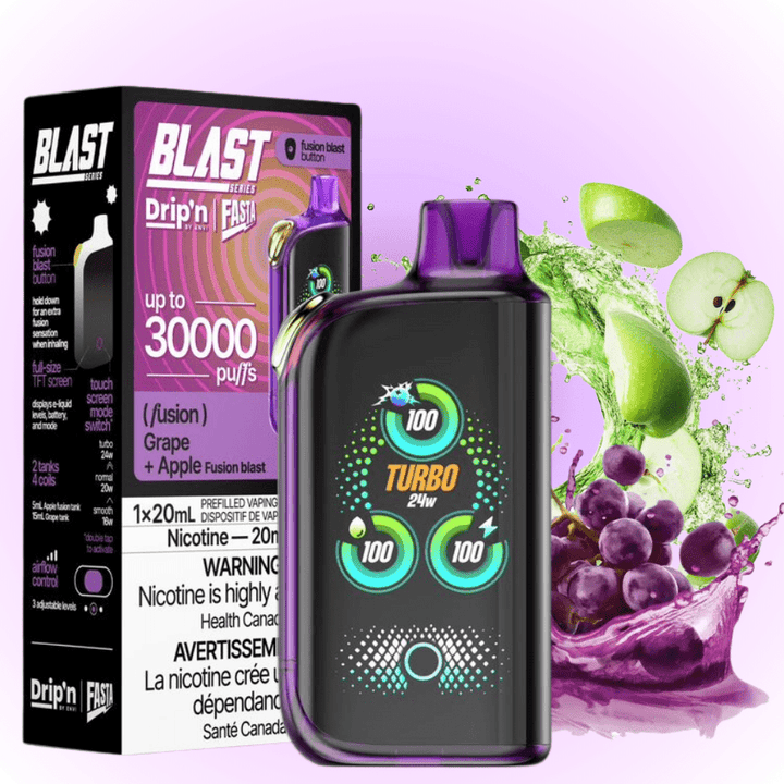 ENVI Drip'n Disposable Vape Envi Drip'n x Fasta Blast 30K Disposable Vape-Grape + Apple Fusion Envi Drip'n x Fasta Blast 30K-Grape + Apple Fusion in Yorkton, SK