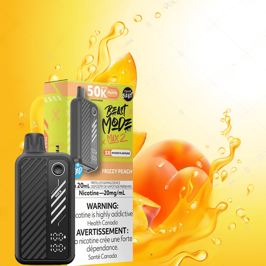 Flavour Beast Max 2 Disposable Vape-Fizzy Peach in Canada