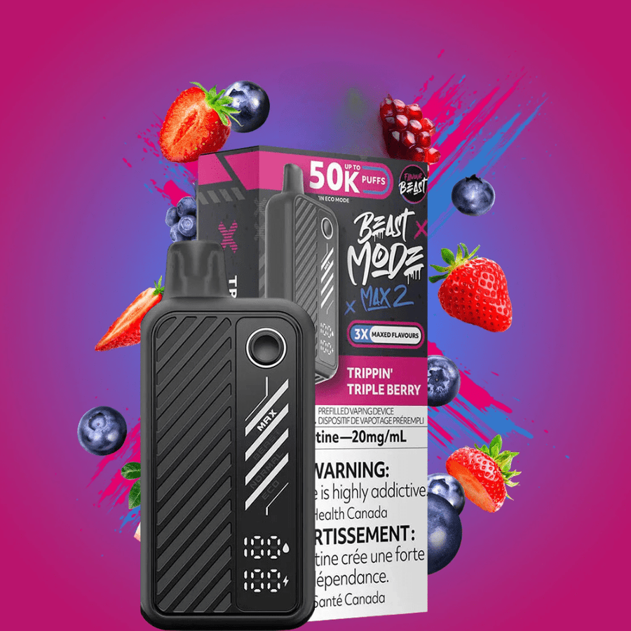 Flavour Beast Max 2 Disposable Vape-Trippin Triple Berry Vin Canada