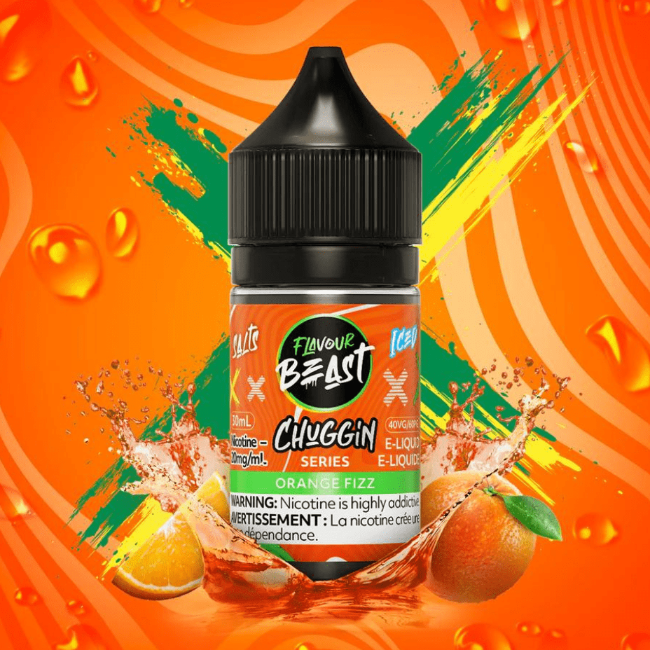 Flavour Beast Salts Salt Nic 30ml / 20mg Flavour Beast Chuggin' Salt-Orange Fizz Flavour Beast Chuggin' Salt-Orange Fizz - Vape SuperStore