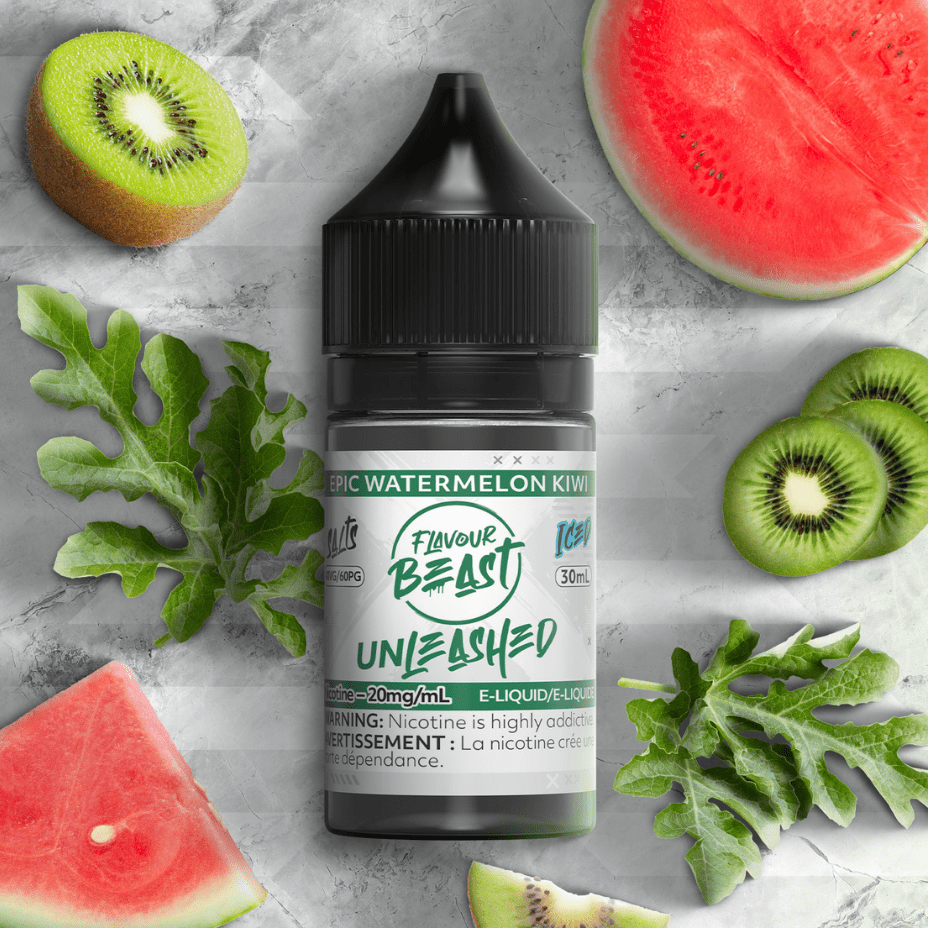 Flavour Beast Salts Salt Nic E-Liquid 30ml / 20mg Epic Watermelon Kiwi Salts By Flavour Beast Unleashed E-liquid Epic Watermelon Kiwi Salts By Flavour Beast Unleashed E-liquid