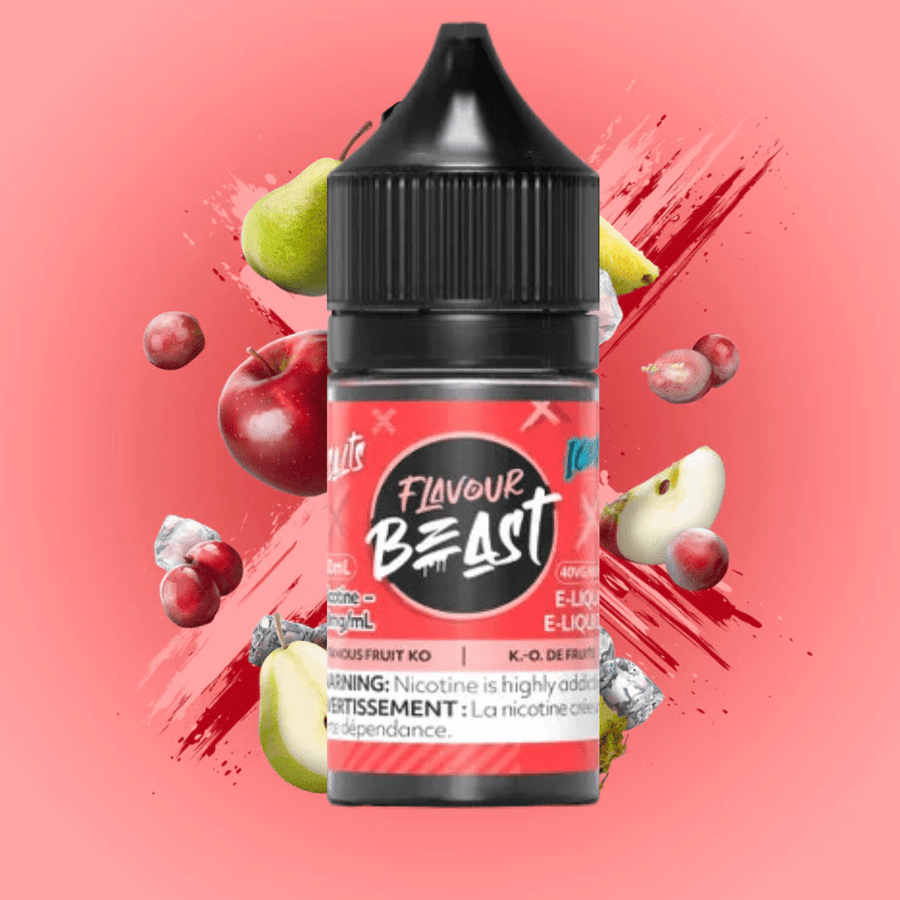 Flavour Beast Salts Salt Nic E-Liquid 30ml / 20mg Famous Fruit KO Iced Salts by Flavour Beast E-Liquid Famous Fruit KO Iced Salts by Flavour Beast-Yorkton Vape SuperStore SK