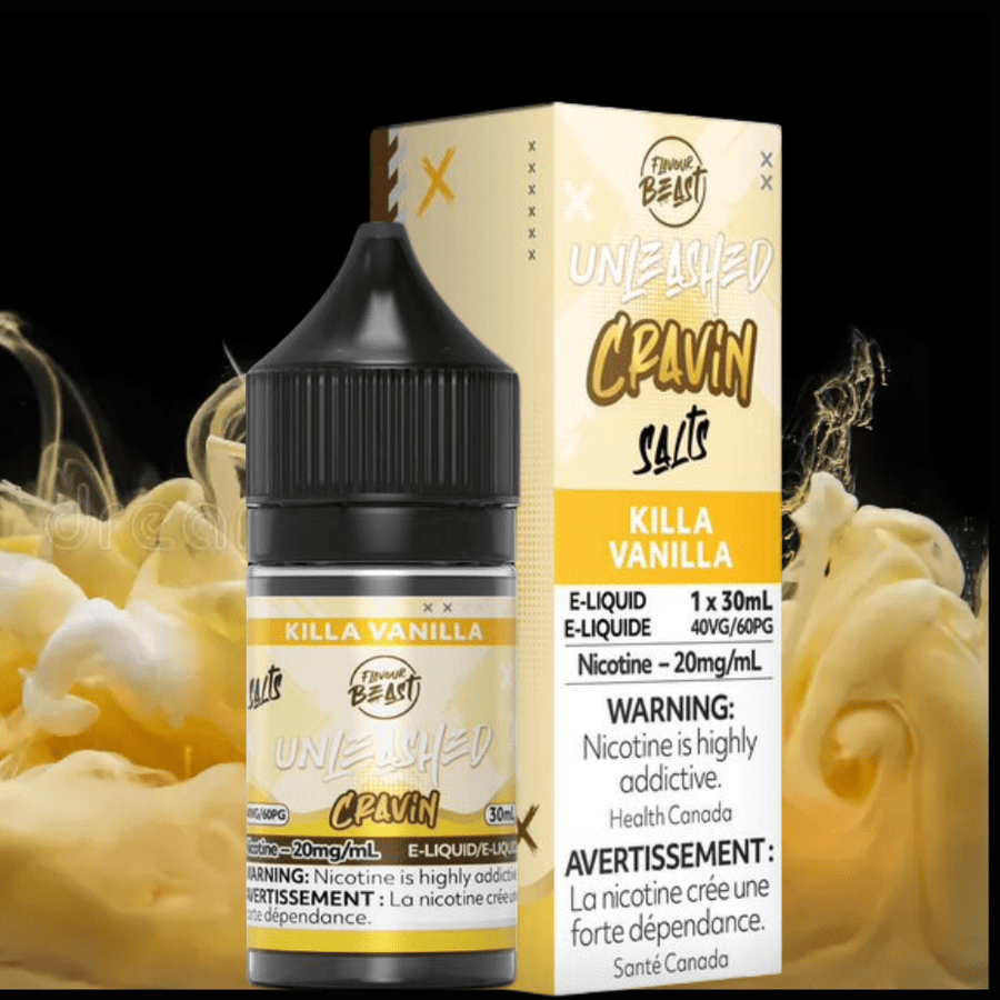 Flavour Beast Salts Salt Nic E-Liquid 30ml / 20mg Flavor Beast Unleashed Cravin Salts-Killa Vanilla Flavor Beast Unleashed Cravin Salts-Killa Vanilla  - Yorkton