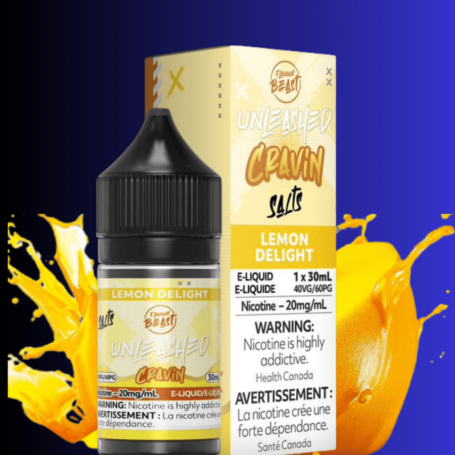 Flavour Beast Salts Salt Nic E-Liquid 30ml / 20mg Flavor Beast Unleashed Cravin Salts-Lemon Delight Flavor Beast Unleashed Cravin Salts-Lemon Delight  - Yorkton