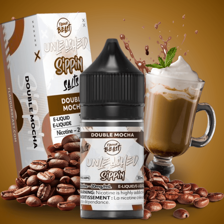 Flavour Beast Salts Salt Nic E-Liquid 30ml / 20mg Flavor Beast Unleashed Sippin Salts-Double Mocha Flavor Beast Unleashed Sippin Salts-Double Mocha  - Yorkton