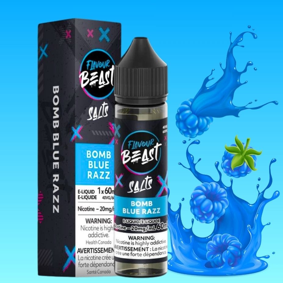 Flavour Beast Salts Salt Nic E-Liquid 60ml / 20mg Flavour Beast Salt-Bomb Blue Razz-60ml Flavour Beast Salt-Bomb Blue Razz-60ml in Yorkton SK, Canada