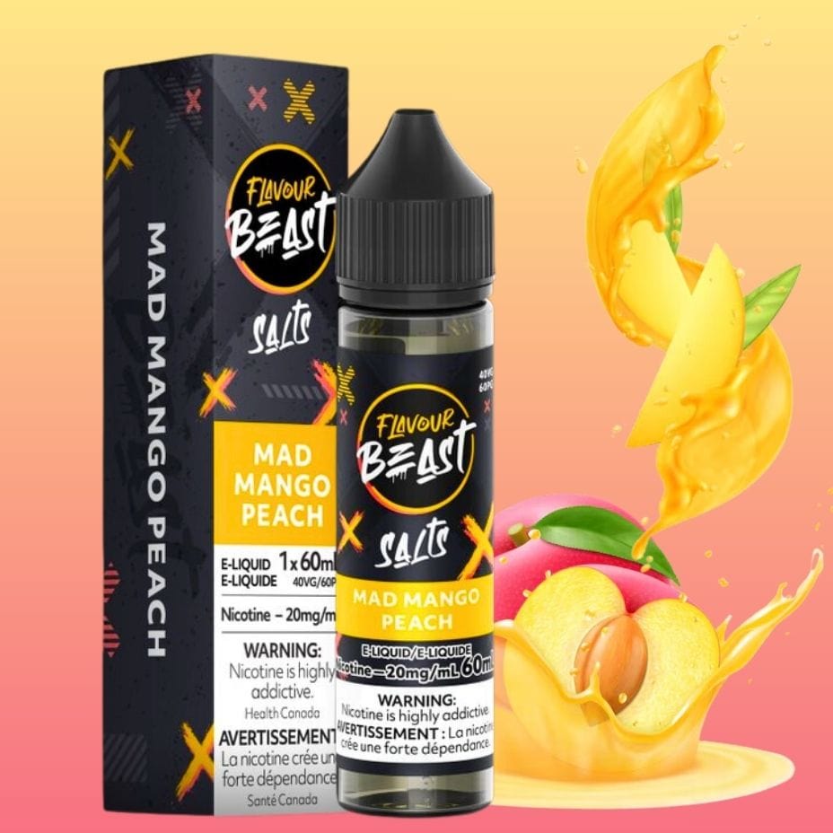 Flavour Beast Salts Salt Nic E-Liquid 60ml / 20mg Flavour Beast Salt-Mad Mango Peach-60ml Flavour Beast Salt-Mad Mango Peach-60ml in Yorkton SK, Canada