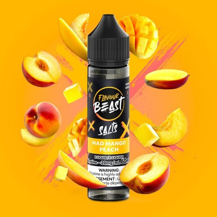 Flavour Beast Salts Salt Nic E-Liquid 60ml / 20mg Flavour Beast Salt-Mad Mango Peach-60ml Flavour Beast Salt-Mad Mango Peach-60ml in Yorkton SK, Canada