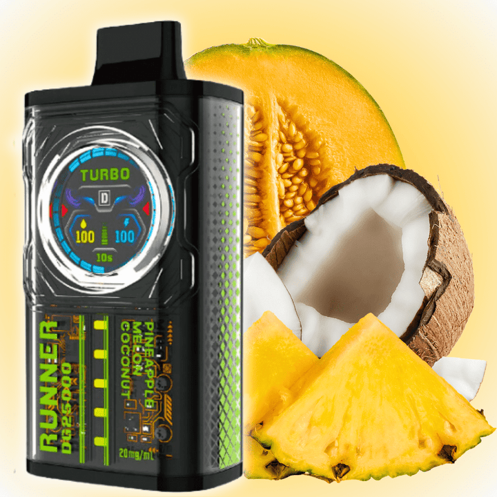 GCORE Disposables 20mg / 25000 Puffs GCORE Runner 25K Disposable Vape - Pineapple Melon Coconut GCORE Runner 25K Disposable Vape - Pineapple Melon Coconut, Yorkton