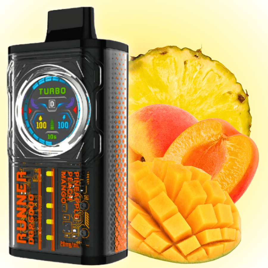 GCORE Disposables 20mg / 25000 Puffs GCORE Runner 25K Disposable Vape - Pineapple Peach Mango GCORE Runner 25K Disposable Vape - Pineapple Peach Mango, Yorkton