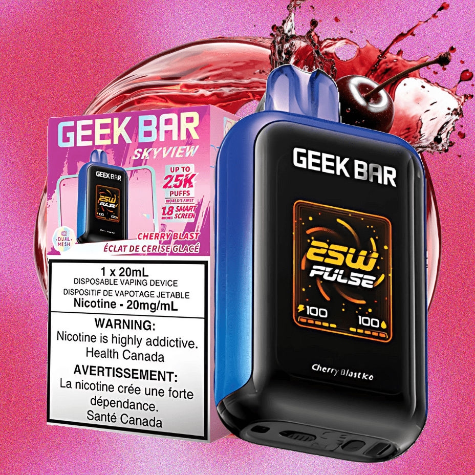 Geek Bar Disposable Vape 25000 Puffs / 20mg Geek Bar Skyview 25K Disposable Vape -Cherry Blast