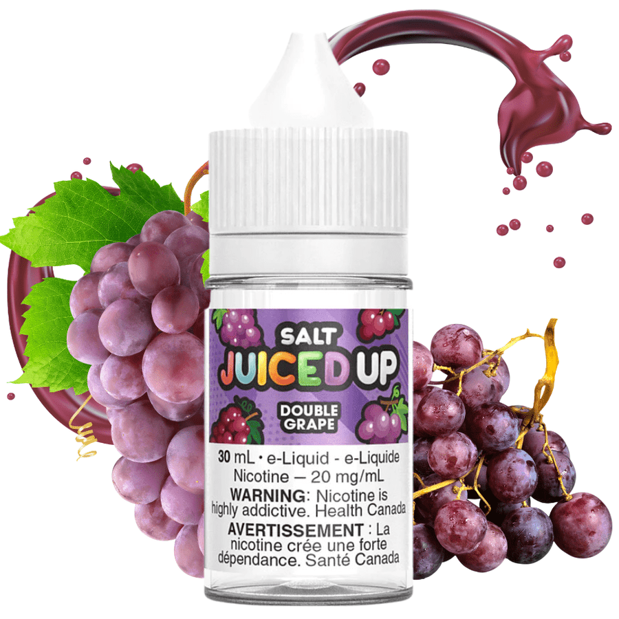 Juiced Up Salt E-liquid Salt Nic E-Liquid 12mg Double Grape Salts by Juiced Up E-Liquid Green Apple Salts by Juiced Up E-Liquid-Yorkton Vape Superstore