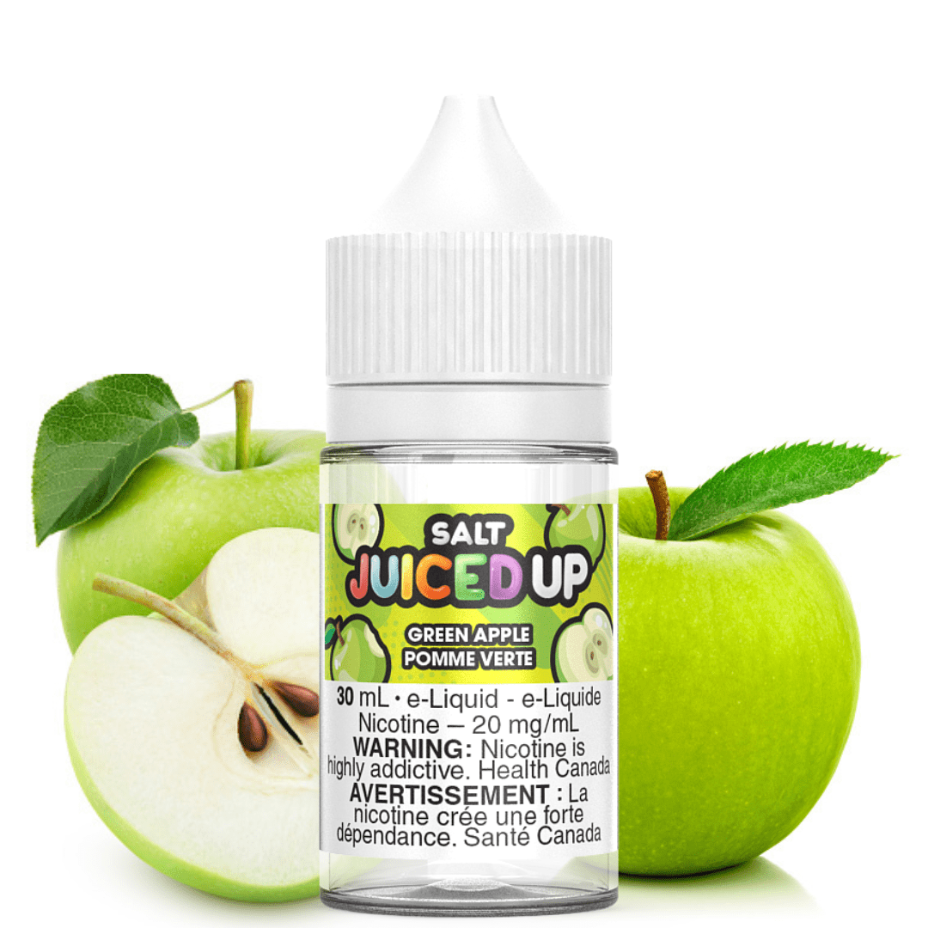 Juiced Up Salt E-liquid Salt Nic E-Liquid 12mg Green Apple Salt by Juiced Up E-Liquid Juiced Up Salts Green Apple E-Liquid-Yorkton Vape Superstore SK, Canada