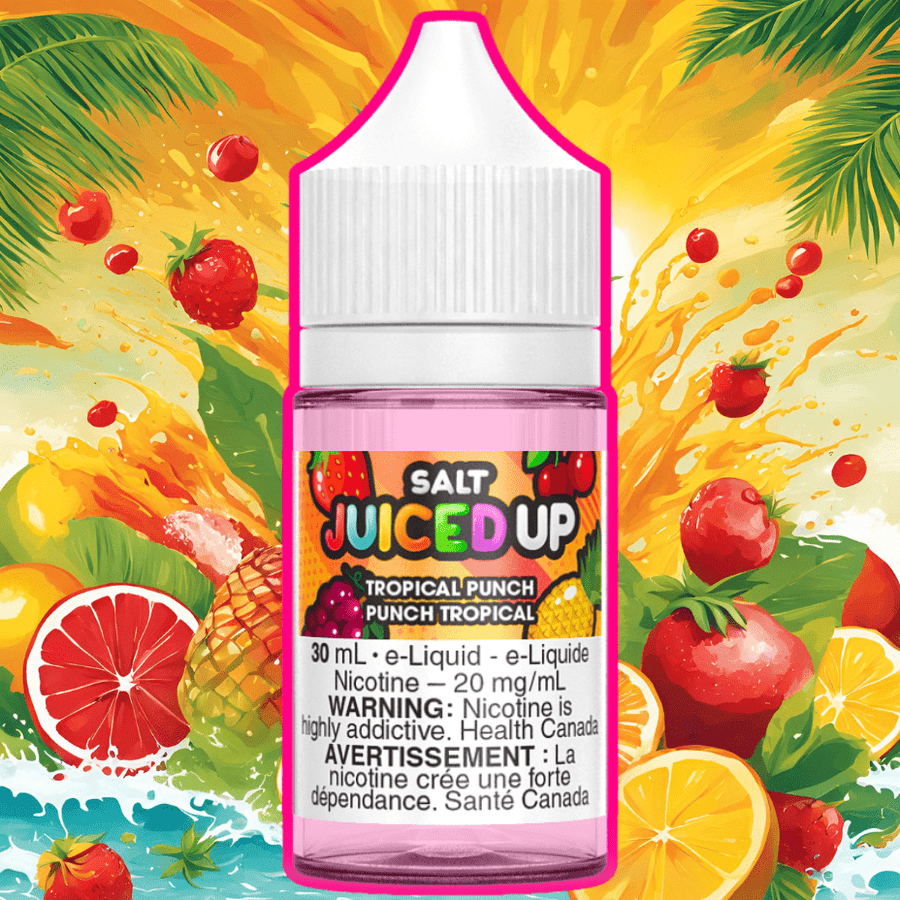 Juiced Up Salt E-liquid Salt Nic E-Liquid Juiced Up E-Liquid-Tropical Punch Salt Juiced Up Salts Tropical Punch E-Liquid-Yorkton Vape Superstore SK, Canada