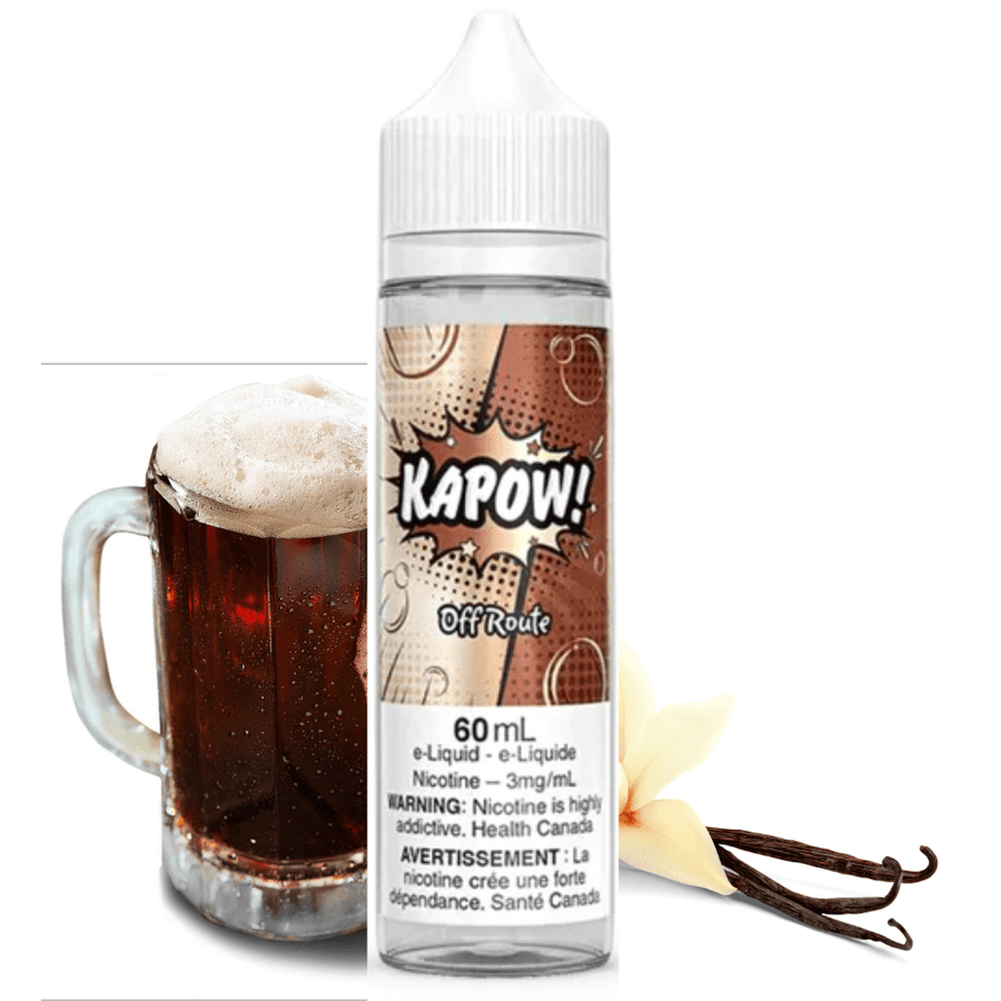 Kapow E-Liquid Freebase E-Liquid Off Route by Kapow E-Liquid-60ml Off Route by Kapow E-Liquid-Yorkton Vape SuperStore Saskatchewan Canada