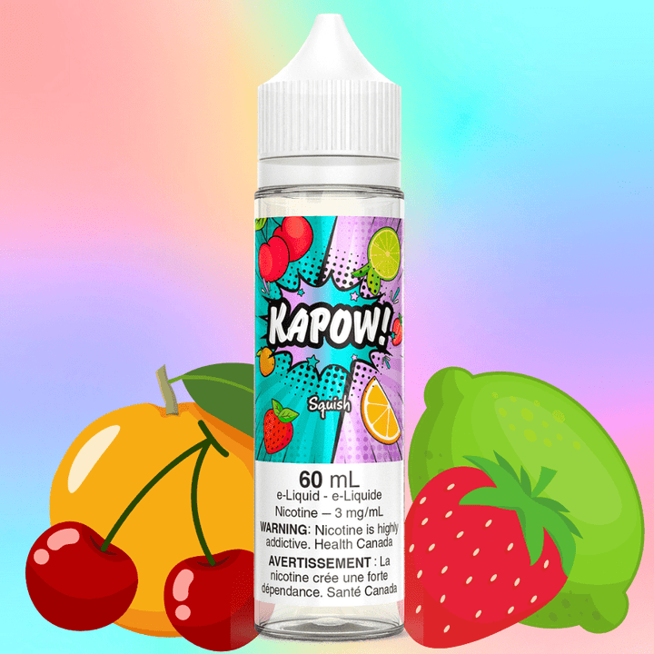 Kapow E-Liquid Freebase E-Liquid Squish by Kapow E-liquid-60ml Squish by Kapow E-liquid 60ml-Yorkton Vape SuperStore Manitoba, Canada