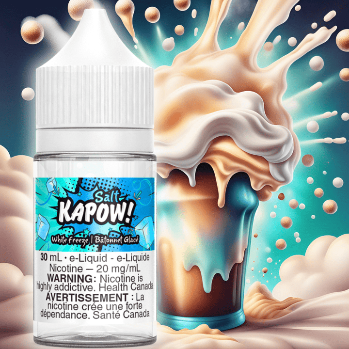 Kapow Salt E-Liquid Salt Nic E-Liquid White Freeze Salt by Kapow E-liquid White Freeze Salt by Kapow E-liquid-Yorkton Vape SuperStore Sask