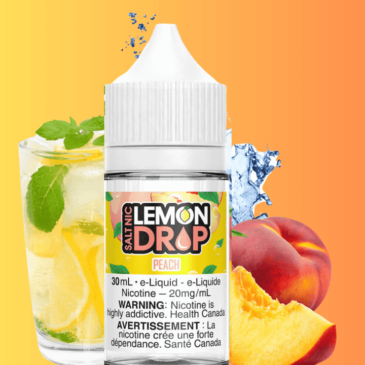 Lemon Drop Salt E-Liquid Salt Nic E-Liquid Peach Salt by Lemon Drop Ice E-Liquid Peach Salt by Lemon Drop Ice E-Liquid-Yorkton Vape SuperStore