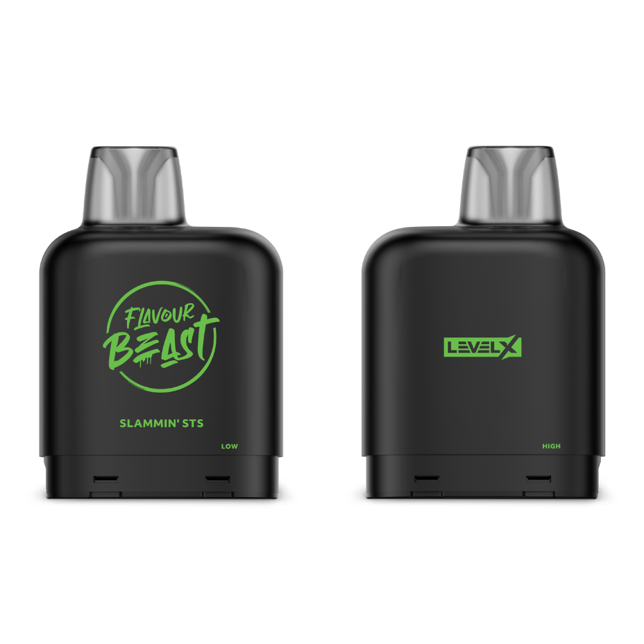 Level X Closed Pod Systems 20mg / 7000 Puffs Level X Flavour Beast Pod-Slammin' STS Level X Flavour Beast Pod-Slammin' STS-Yorkton Vape SuperStore